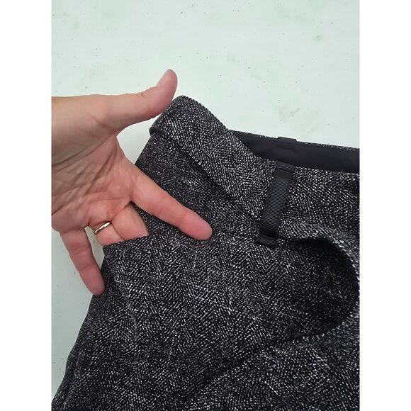 The Limited Collection Drew Fit Tweed Black & White Belted Shorts - Size 6 - Picture 5 of 7